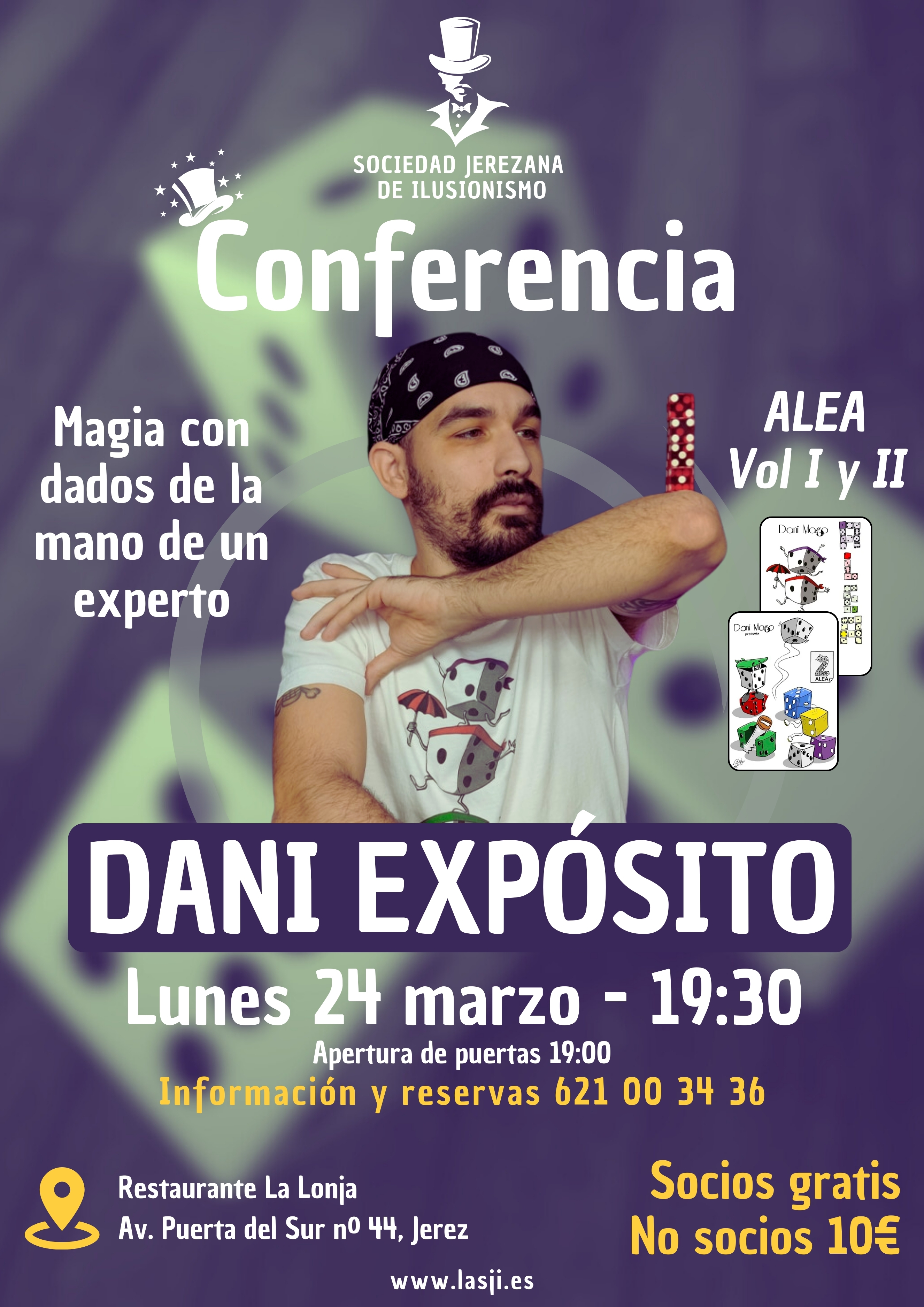 Cartel de Conferencia de Dani Expósito